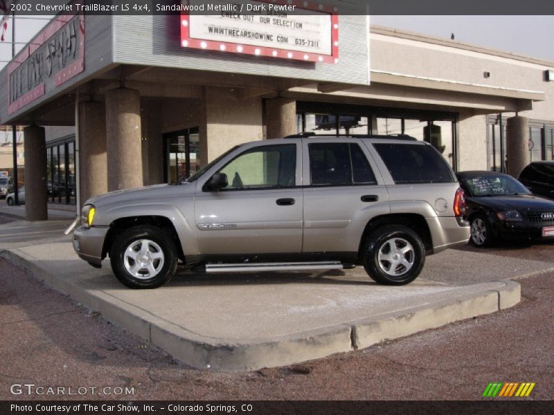 Sandalwood Metallic / Dark Pewter 2002 Chevrolet TrailBlazer LS 4x4