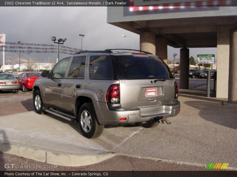Sandalwood Metallic / Dark Pewter 2002 Chevrolet TrailBlazer LS 4x4