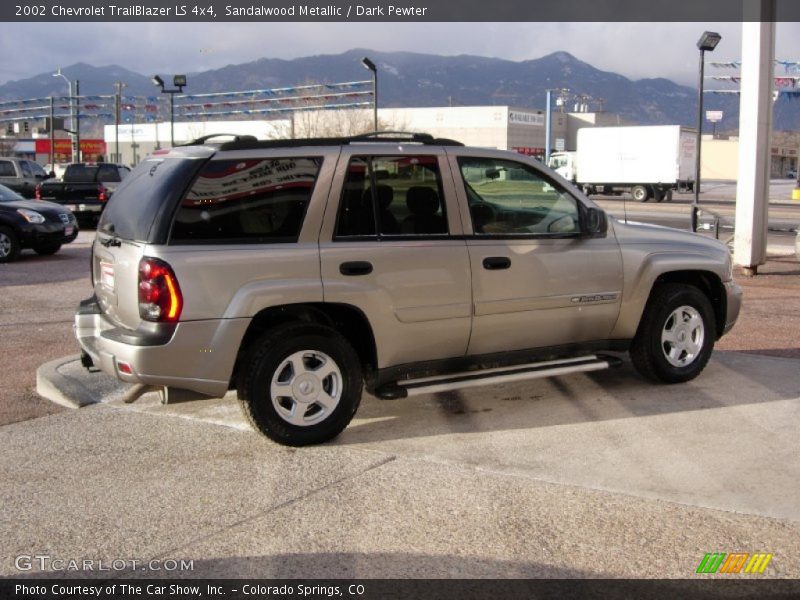 Sandalwood Metallic / Dark Pewter 2002 Chevrolet TrailBlazer LS 4x4