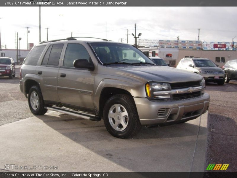 Sandalwood Metallic / Dark Pewter 2002 Chevrolet TrailBlazer LS 4x4