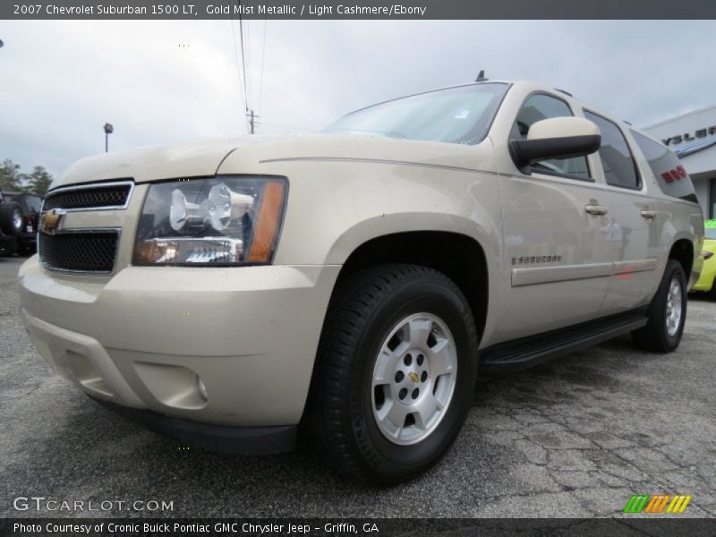 Gold Mist Metallic / Light Cashmere/Ebony 2007 Chevrolet Suburban 1500 LT