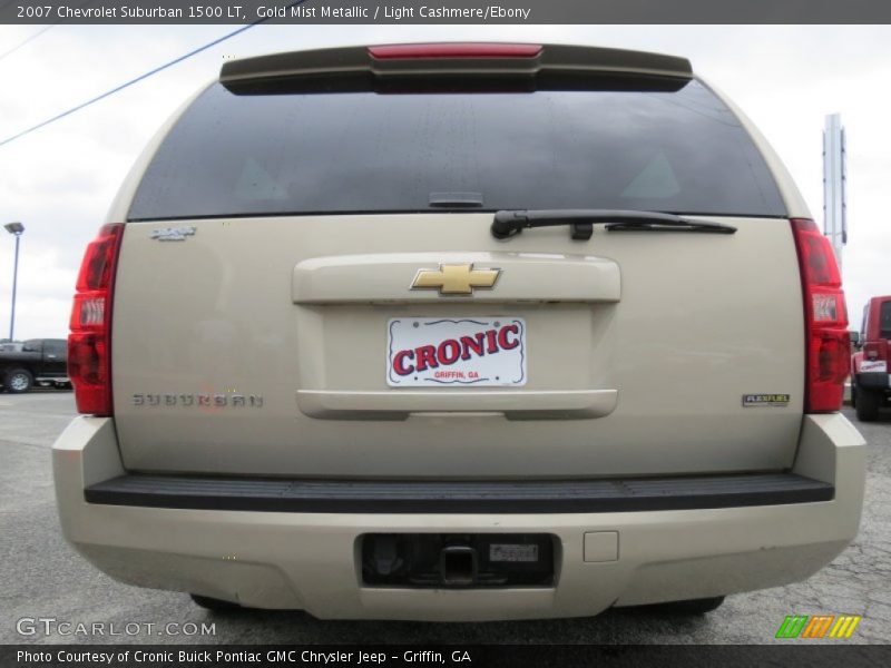 Gold Mist Metallic / Light Cashmere/Ebony 2007 Chevrolet Suburban 1500 LT