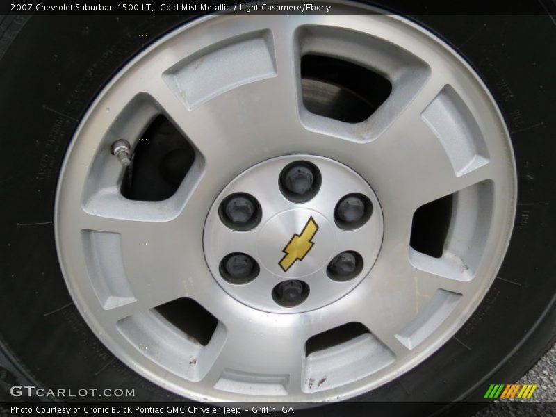Gold Mist Metallic / Light Cashmere/Ebony 2007 Chevrolet Suburban 1500 LT