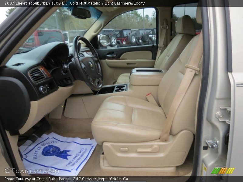 Gold Mist Metallic / Light Cashmere/Ebony 2007 Chevrolet Suburban 1500 LT