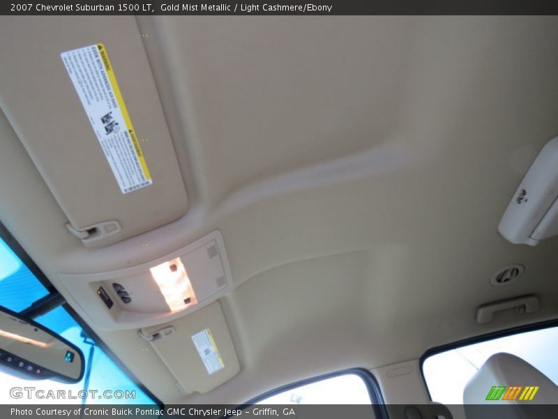 Gold Mist Metallic / Light Cashmere/Ebony 2007 Chevrolet Suburban 1500 LT