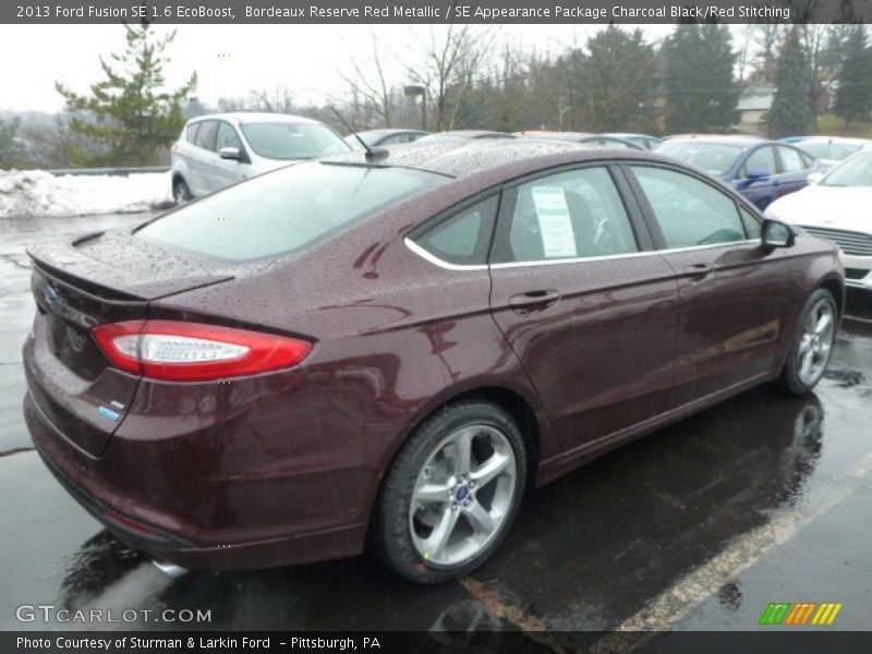 Bordeaux Reserve Red Metallic / SE Appearance Package Charcoal Black/Red Stitching 2013 Ford Fusion SE 1.6 EcoBoost