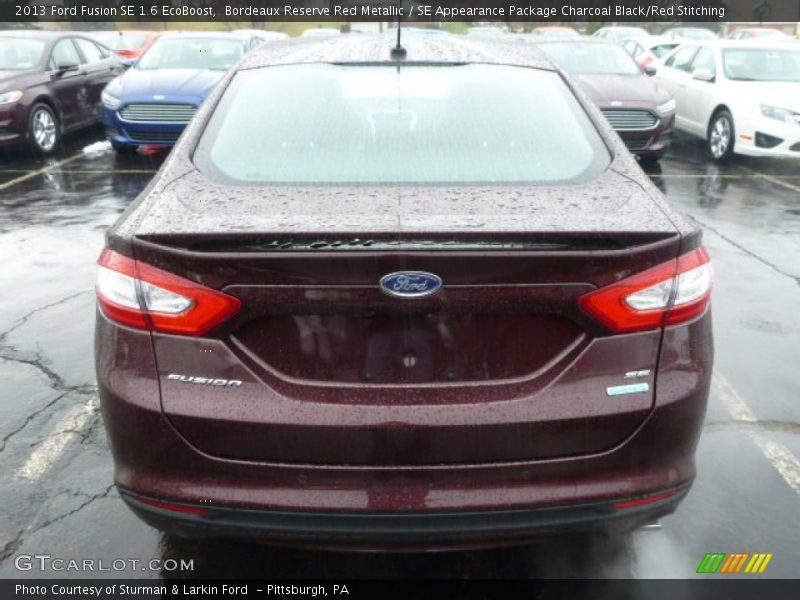 Bordeaux Reserve Red Metallic / SE Appearance Package Charcoal Black/Red Stitching 2013 Ford Fusion SE 1.6 EcoBoost