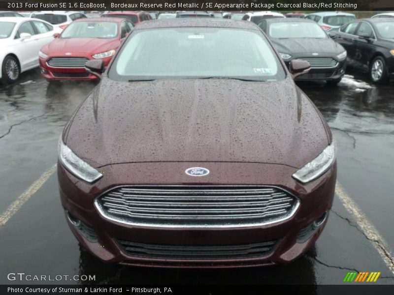 Bordeaux Reserve Red Metallic / SE Appearance Package Charcoal Black/Red Stitching 2013 Ford Fusion SE 1.6 EcoBoost