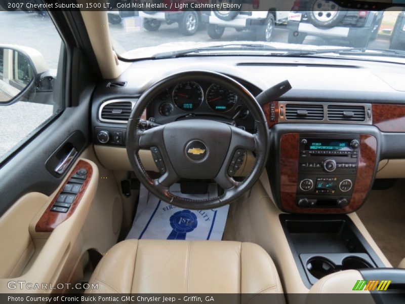 Gold Mist Metallic / Light Cashmere/Ebony 2007 Chevrolet Suburban 1500 LT