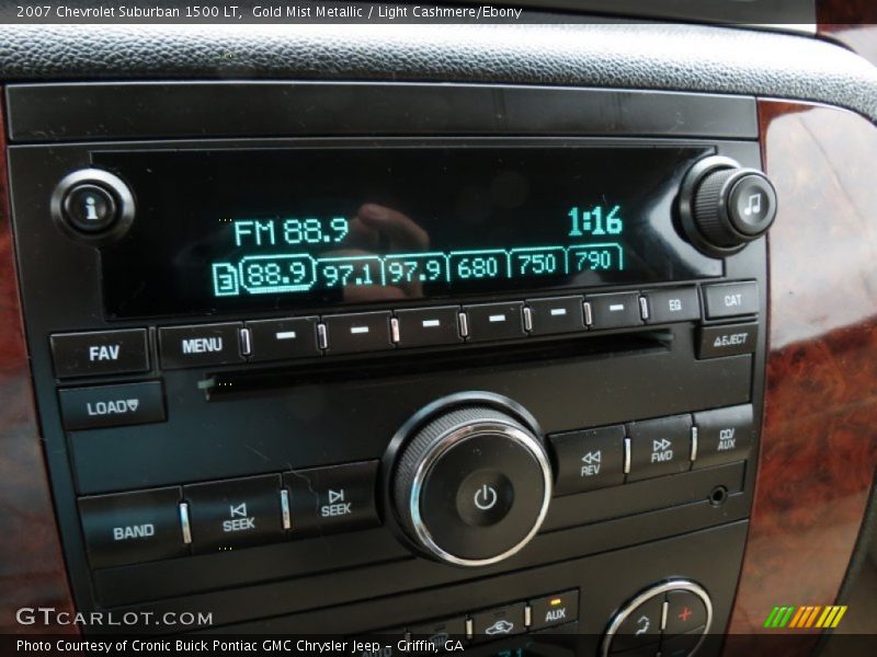 Gold Mist Metallic / Light Cashmere/Ebony 2007 Chevrolet Suburban 1500 LT