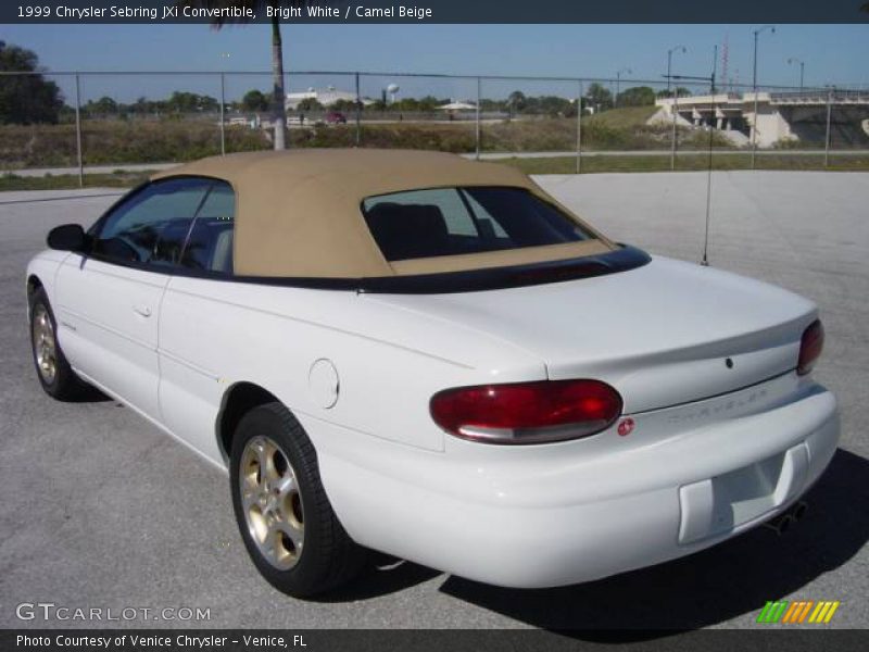 Bright White / Camel Beige 1999 Chrysler Sebring JXi Convertible