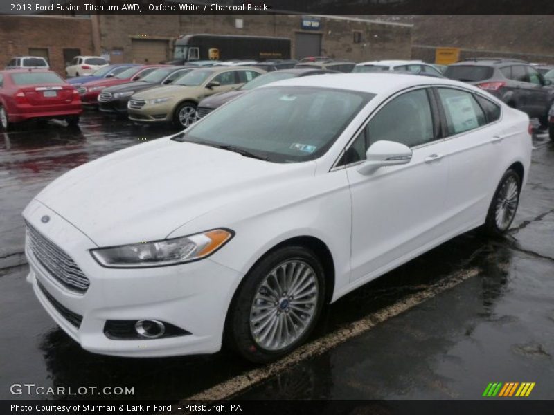 Front 3/4 View of 2013 Fusion Titanium AWD