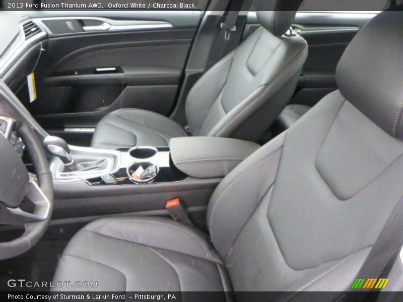 Front Seat of 2013 Fusion Titanium AWD
