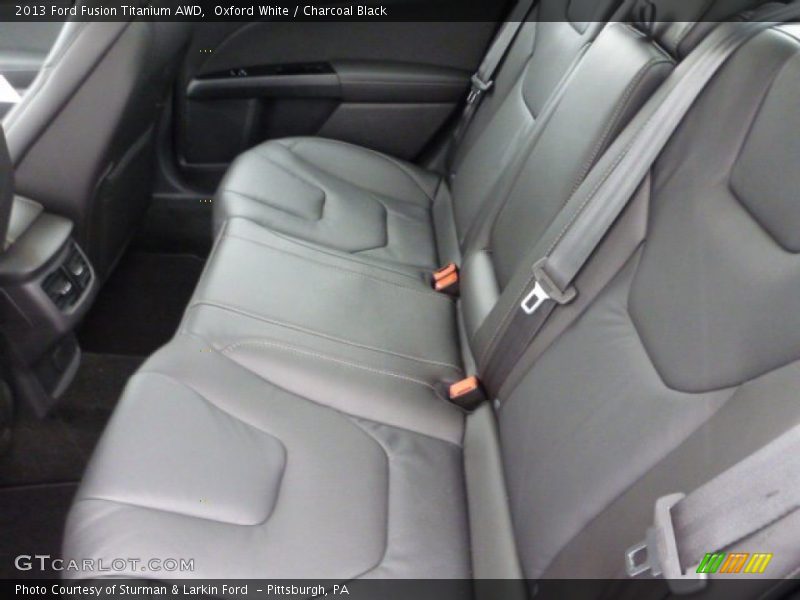 Rear Seat of 2013 Fusion Titanium AWD