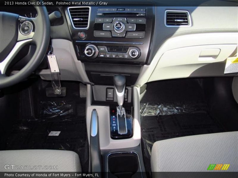 Polished Metal Metallic / Gray 2013 Honda Civic EX Sedan