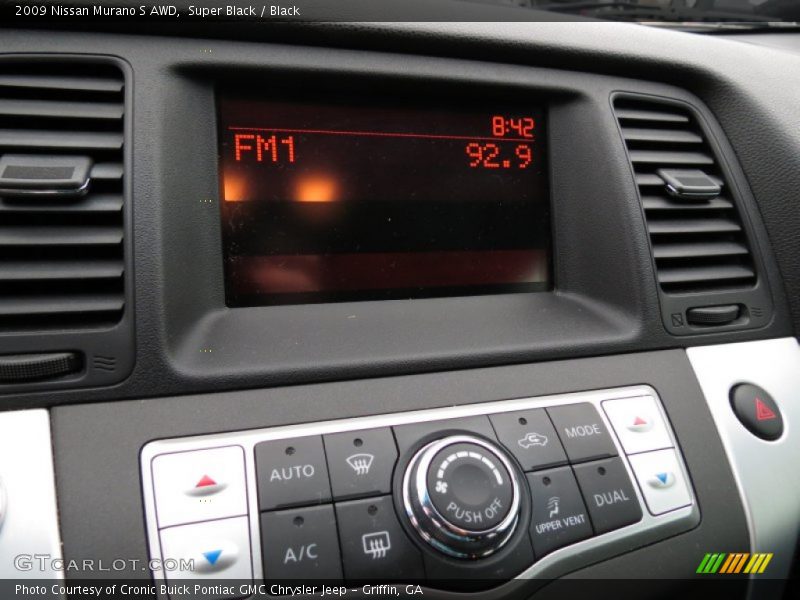 Super Black / Black 2009 Nissan Murano S AWD