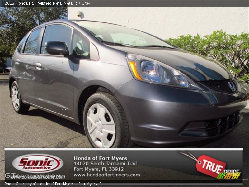 Polished Metal Metallic / Gray 2013 Honda Fit