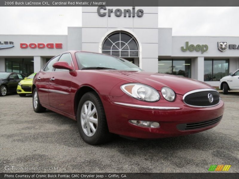 Cardinal Red Metallic / Neutral 2006 Buick LaCrosse CXL