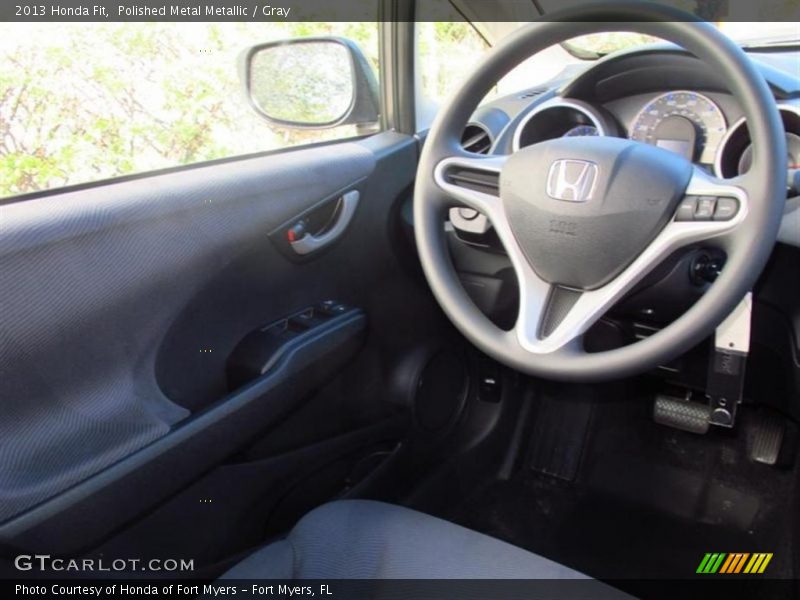 Polished Metal Metallic / Gray 2013 Honda Fit