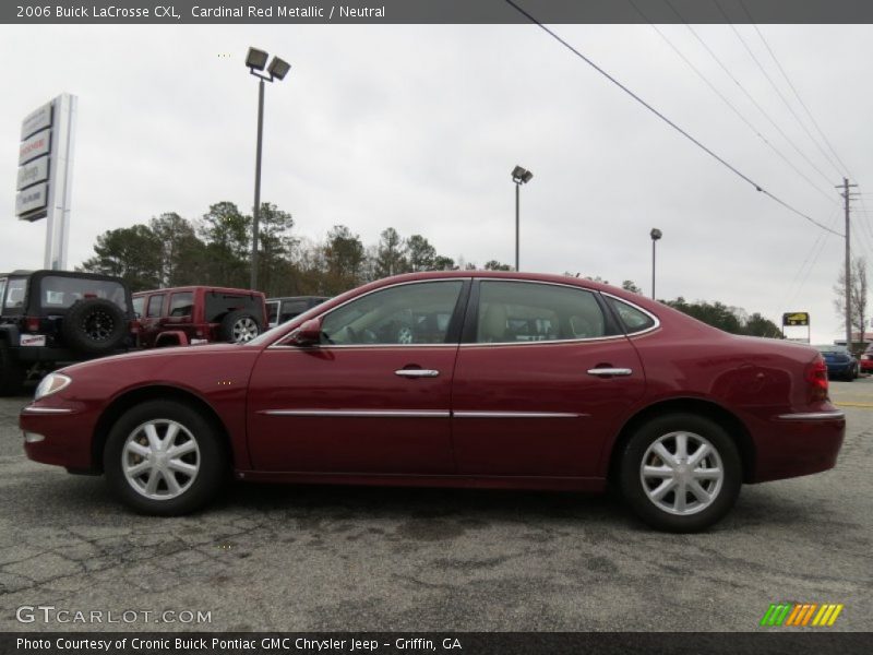 Cardinal Red Metallic / Neutral 2006 Buick LaCrosse CXL