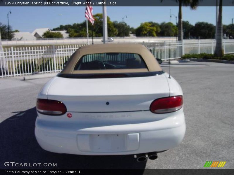 Bright White / Camel Beige 1999 Chrysler Sebring JXi Convertible