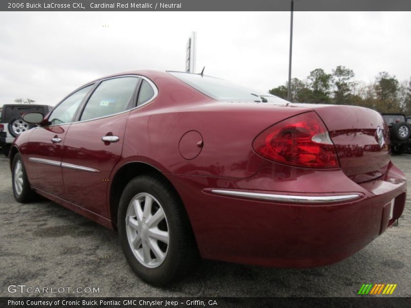 Cardinal Red Metallic / Neutral 2006 Buick LaCrosse CXL