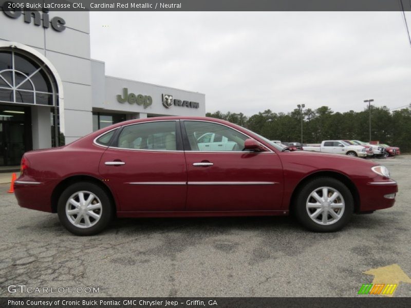 Cardinal Red Metallic / Neutral 2006 Buick LaCrosse CXL