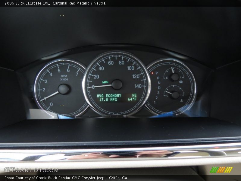 Cardinal Red Metallic / Neutral 2006 Buick LaCrosse CXL
