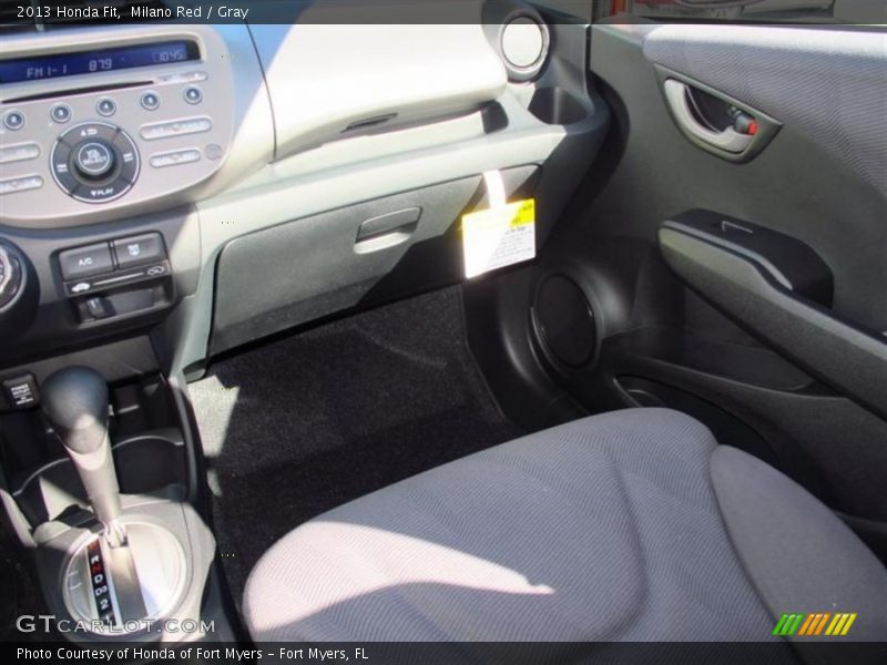 Milano Red / Gray 2013 Honda Fit