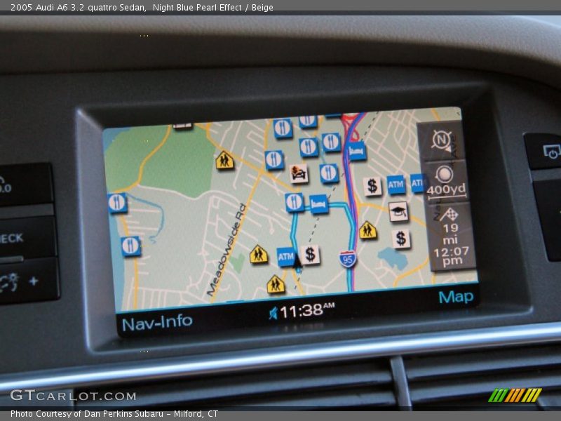Night Blue Pearl Effect / Beige 2005 Audi A6 3.2 quattro Sedan