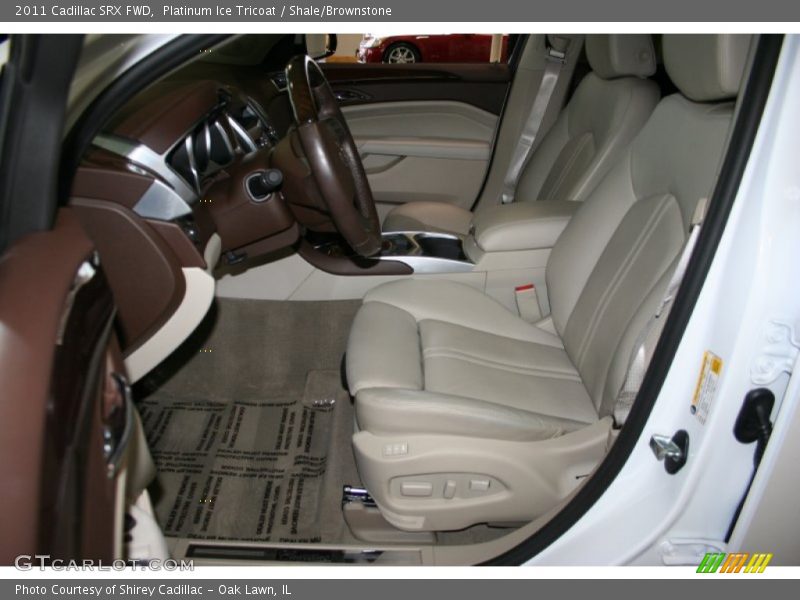 Platinum Ice Tricoat / Shale/Brownstone 2011 Cadillac SRX FWD