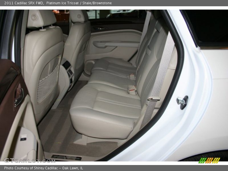 Platinum Ice Tricoat / Shale/Brownstone 2011 Cadillac SRX FWD