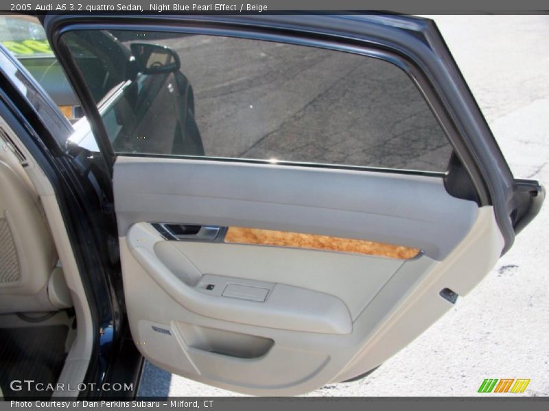 Night Blue Pearl Effect / Beige 2005 Audi A6 3.2 quattro Sedan
