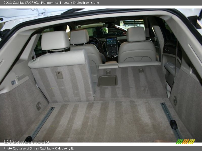 Platinum Ice Tricoat / Shale/Brownstone 2011 Cadillac SRX FWD