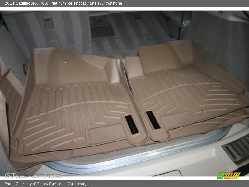 Platinum Ice Tricoat / Shale/Brownstone 2011 Cadillac SRX FWD
