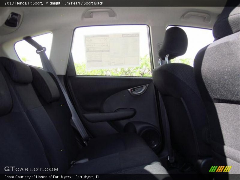Midnight Plum Pearl / Sport Black 2013 Honda Fit Sport