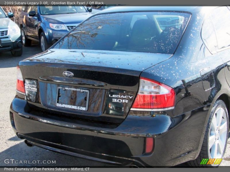 Obsidian Black Pearl / Off Black 2009 Subaru Legacy 3.0R