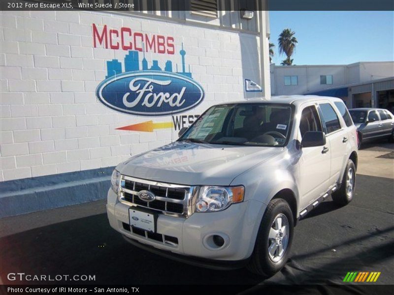 White Suede / Stone 2012 Ford Escape XLS