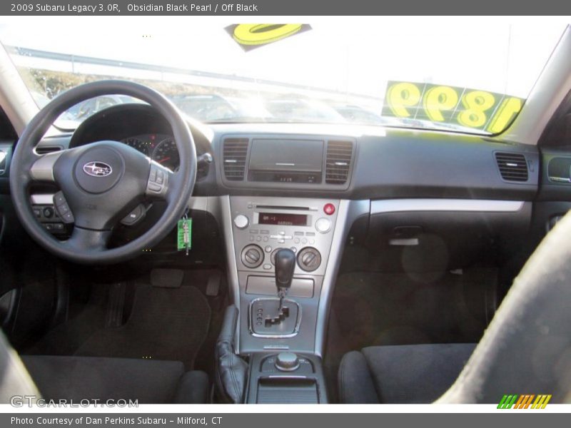 Obsidian Black Pearl / Off Black 2009 Subaru Legacy 3.0R