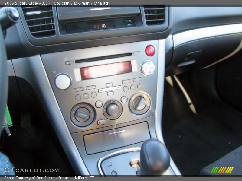 Obsidian Black Pearl / Off Black 2009 Subaru Legacy 3.0R
