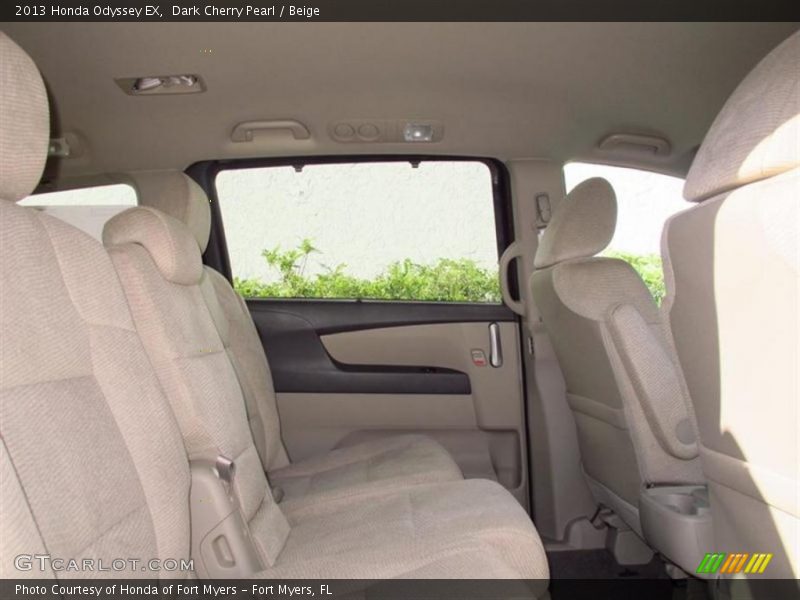 Dark Cherry Pearl / Beige 2013 Honda Odyssey EX