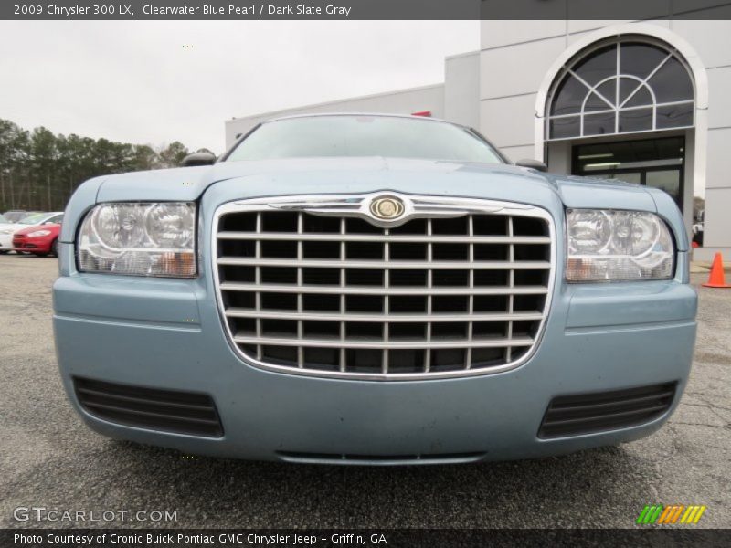 Clearwater Blue Pearl / Dark Slate Gray 2009 Chrysler 300 LX