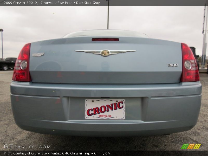 Clearwater Blue Pearl / Dark Slate Gray 2009 Chrysler 300 LX