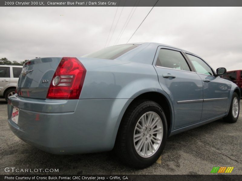 Clearwater Blue Pearl / Dark Slate Gray 2009 Chrysler 300 LX