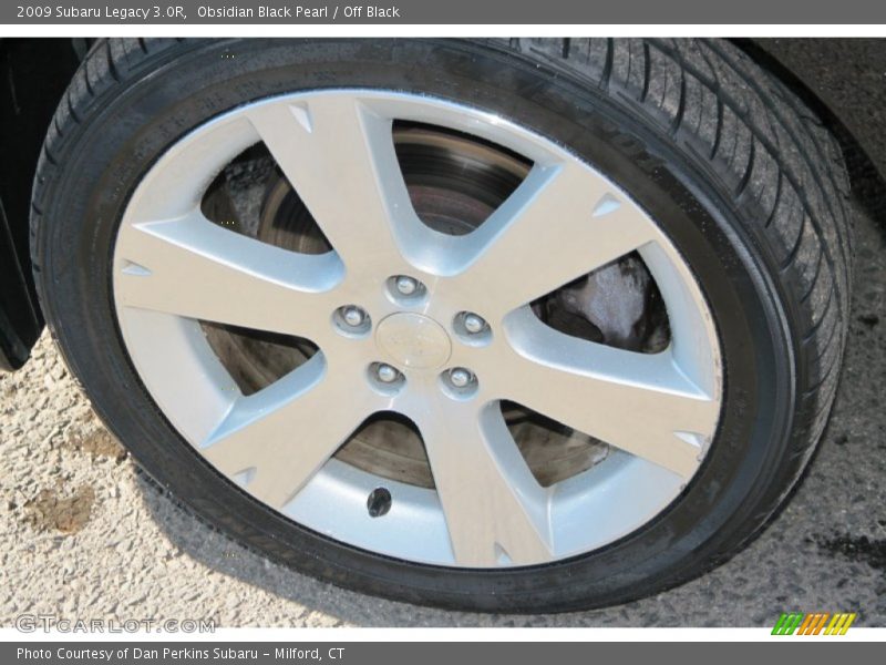 Obsidian Black Pearl / Off Black 2009 Subaru Legacy 3.0R