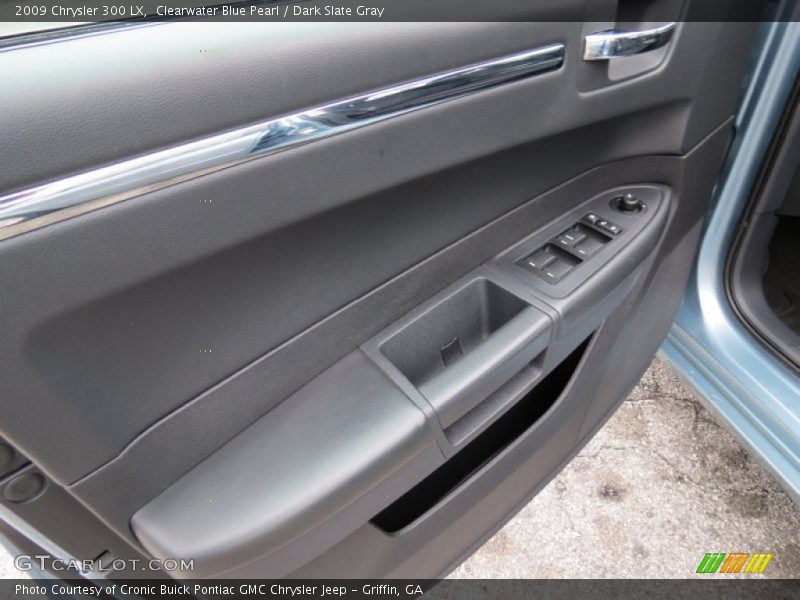 Clearwater Blue Pearl / Dark Slate Gray 2009 Chrysler 300 LX