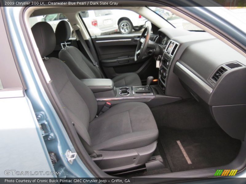 Clearwater Blue Pearl / Dark Slate Gray 2009 Chrysler 300 LX
