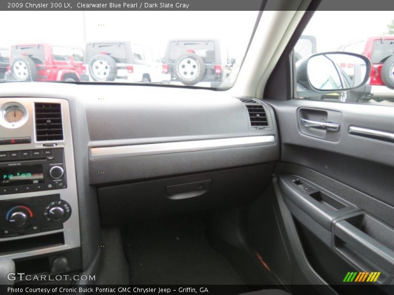 Clearwater Blue Pearl / Dark Slate Gray 2009 Chrysler 300 LX
