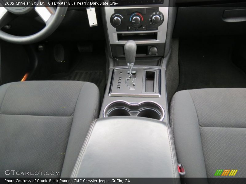 Clearwater Blue Pearl / Dark Slate Gray 2009 Chrysler 300 LX