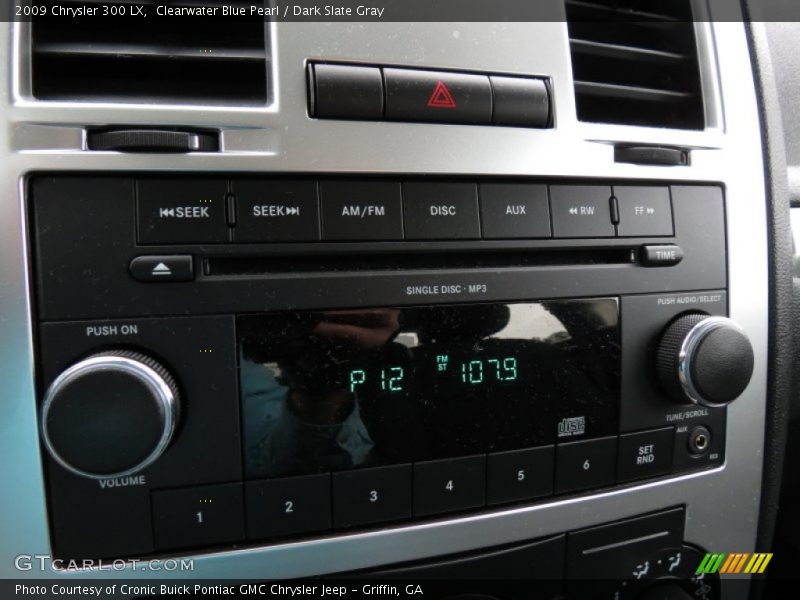 Clearwater Blue Pearl / Dark Slate Gray 2009 Chrysler 300 LX